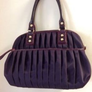 MZ Wallace Bea Satchel in Plum